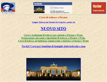 Tablet Screenshot of linguatedesca.net